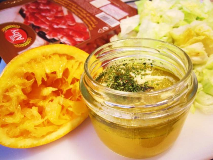 Eisbergsalat mit OrangenDressing Rezept kochbar.de