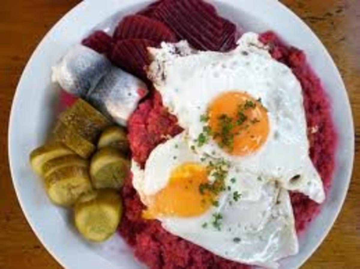 Labskaus mit Pökelfleisch oder Corned beef und Zwiebeln - Rezept mit ...