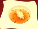 Rinderbrühe mit Gemüsejulienne und Grießnockerln - Rezept