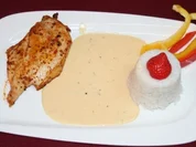 Rezept: Stillgelegte Pute in Sahneweiรweinsoรe mit sexy Reis Stillgelegte Pute in Sahneweiรweinsoรe mit sexy Reis - Rezept