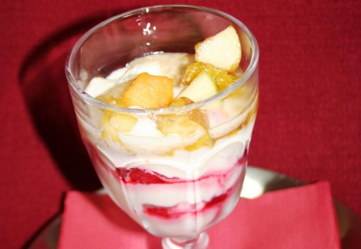 Himbeer-Trifle mit karamellisierten Früchten - Rezept - kochbar.de