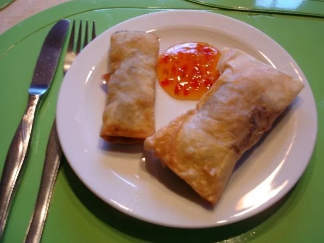 Chinesische Frühlingsrollen mit Wirsing - Rezept