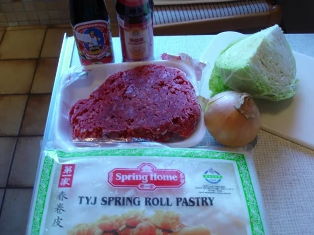 Chinesische Frühlingsrollen mit Wirsing - Rezept - Bild Nr. 3