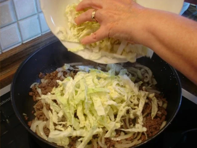 Chinesische Frühlingsrollen mit Wirsing - Rezept - Bild Nr. 8