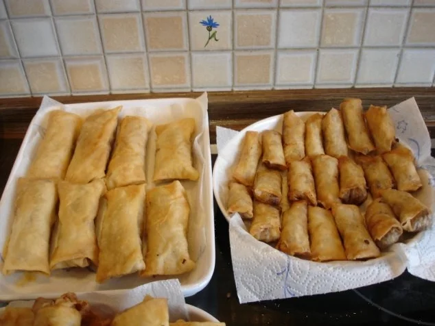 Chinesische Frühlingsrollen mit Wirsing - Rezept - Bild Nr. 15