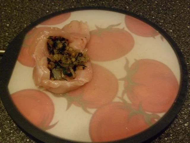 Gefüllte Hähnchenbrust mit Nüssen und Petersilie - Rezept - Bild Nr. 9