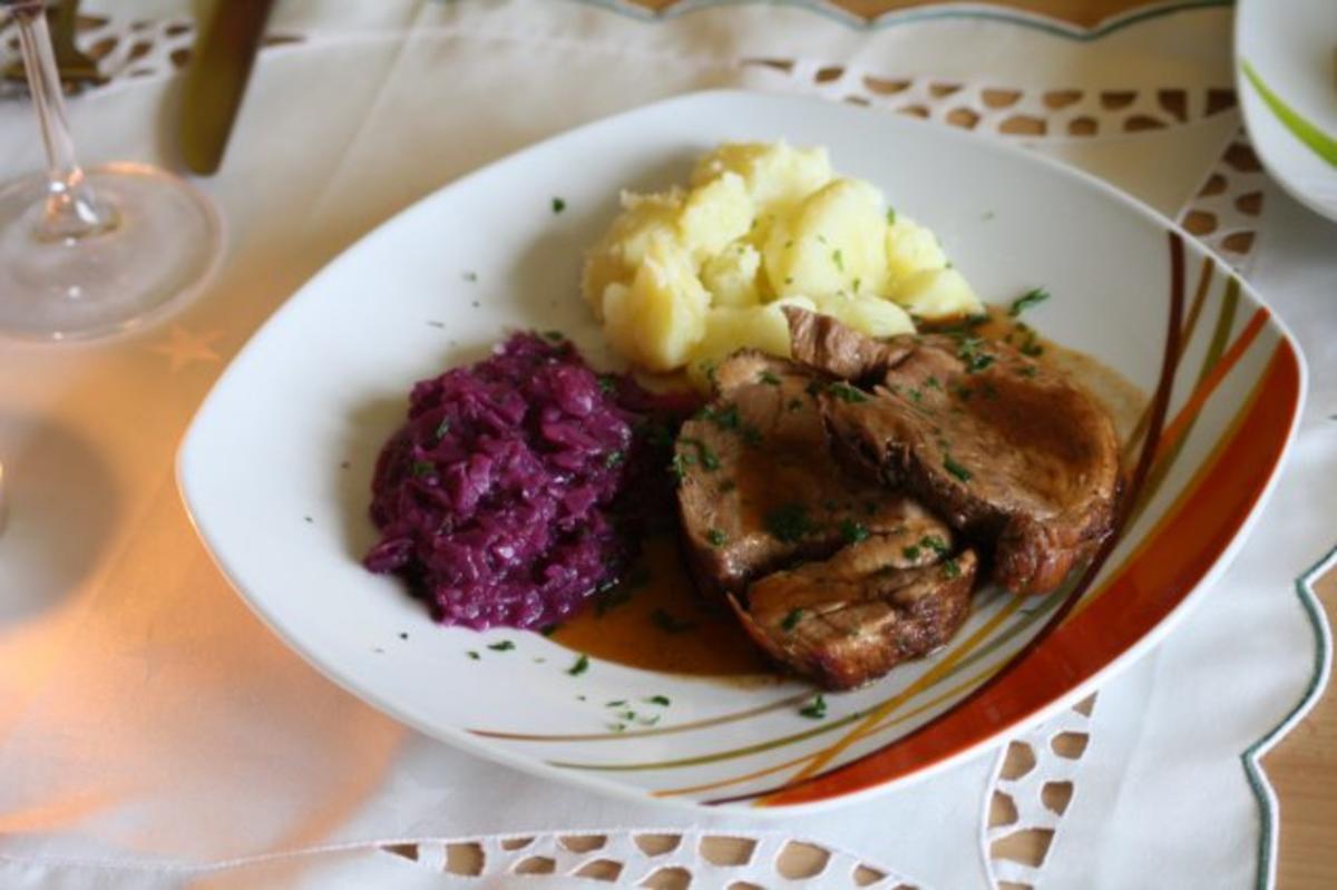 Bilder für Weihnachtlicher Schweinebraten - Rezept