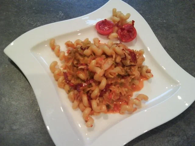 Spitzkohl mit Korkenzieher - Rezept