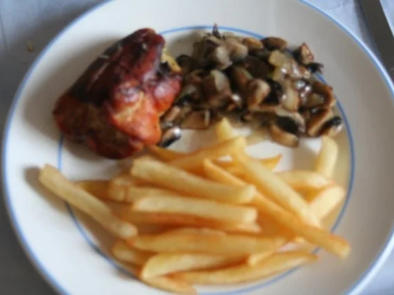 Hühnerbrust mit Speckbohnen - Rezept - Bild Nr. 3