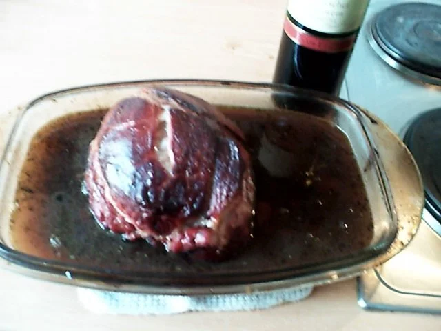 Rezept: festlich:Gebackenes Kasselerbug mit Apfelrotkohl Bild Nr. 6 festlich:Gebackenes Kasselerbug mit Apfelrotkohl - Rezept - Bild Nr. 6