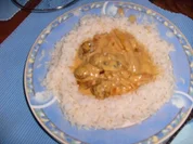 Hähnchenragout mit Rahmpilzen - Rezept