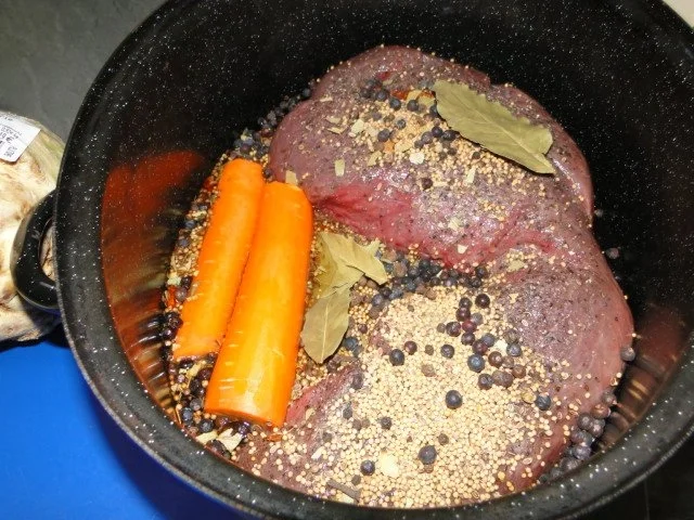 Mein Sauerbraten, rückwärts gebacken  Unser 3. Adventessen - Rezept - Bild Nr. 3