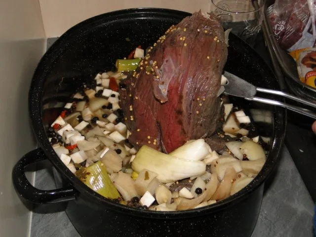 Mein Sauerbraten, rückwärts gebacken  Unser 3. Adventessen - Rezept - Bild Nr. 6
