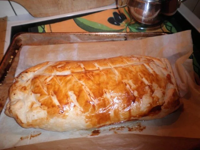 Rezept: Wildlachs auf Spinat im Blätterteig Bild Nr. 7 Wildlachs auf Spinat im Blätterteig - Rezept - Bild Nr. 7