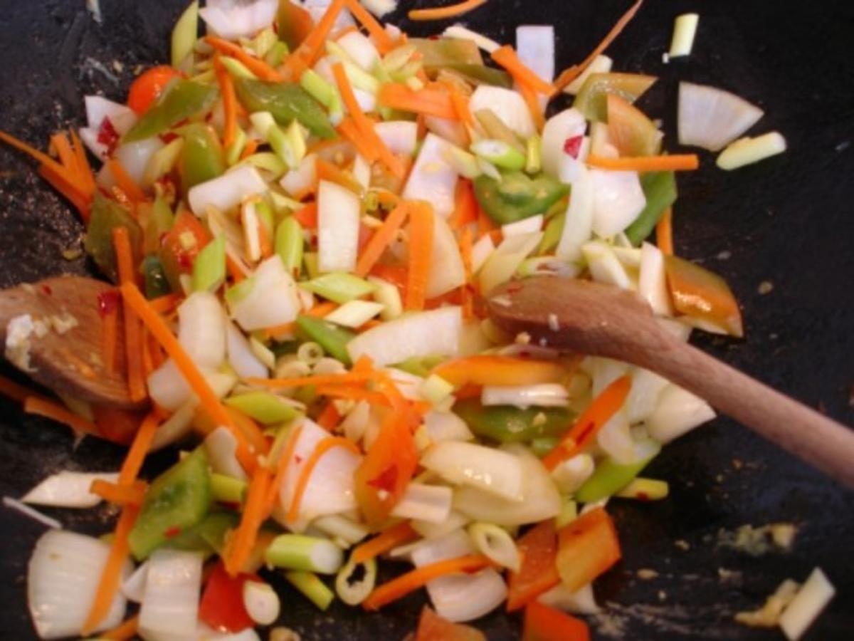 " Reste Reis " Wok - Rezept - Bild Nr. 5