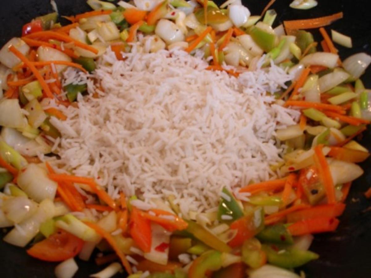 " Reste Reis " Wok - Rezept - Bild Nr. 6