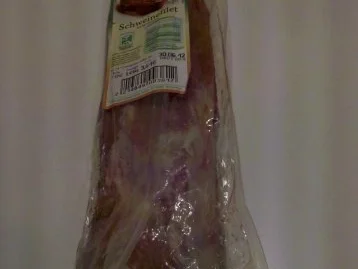 Fleisch: Gefülltes Schweinefilet mit Zucchini und Fusilli Bucati Lunghi - Rezept - Bild Nr. 2