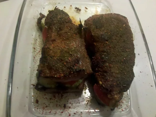 Fleisch: Gefülltes Schweinefilet mit Zucchini und Fusilli Bucati Lunghi - Rezept - Bild Nr. 11