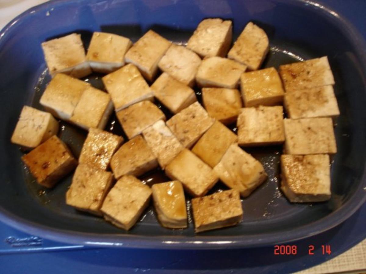 Tofu mit Zuckerschoten und Currysauce - Rezept - Bild Nr. 6