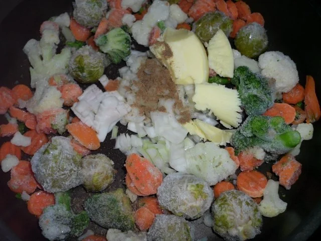 Rezept: Wintergemüse an Kräuterschnitzel Bild Nr. 6 Wintergemüse an Kräuterschnitzel - Rezept - Bild Nr. 6