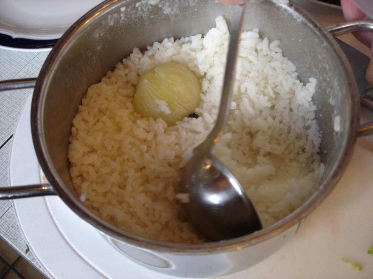 Gebackene Hähnchenbrustfilets mit Erdnusssauce und Reis - Rezept - Bild Nr. 13