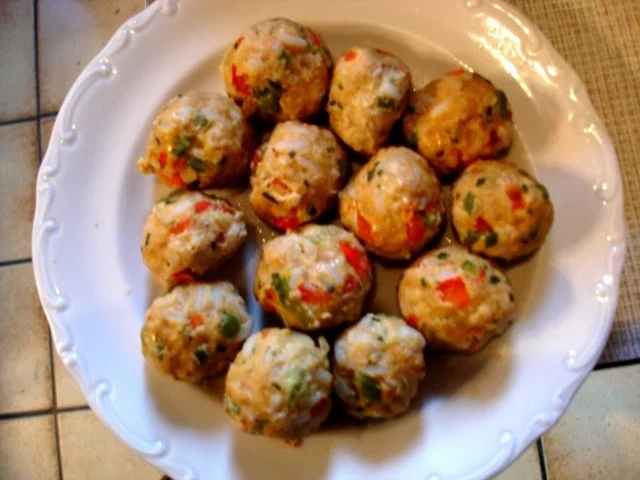 Rezept: Gedämpfte Fleischbällchen Gedämpfte Fleischbällchen - Rezept