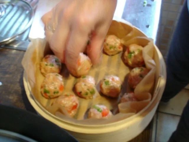 Rezept: Gedämpfte Fleischbällchen Bild Nr. 2 Gedämpfte Fleischbällchen - Rezept - Bild Nr. 2
