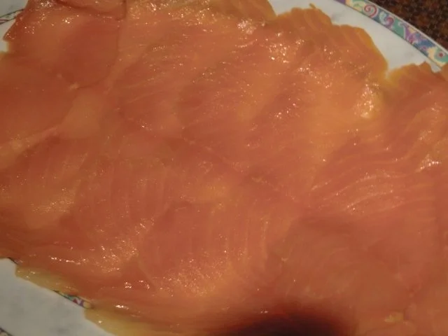 Rezept: Kartoffelpuffer mit Räucherlachs und Sahnemeerrettich Bild Nr. 3 Kartoffelpuffer mit Räucherlachs und Sahnemeerrettich - Rezept - Bild Nr. 3