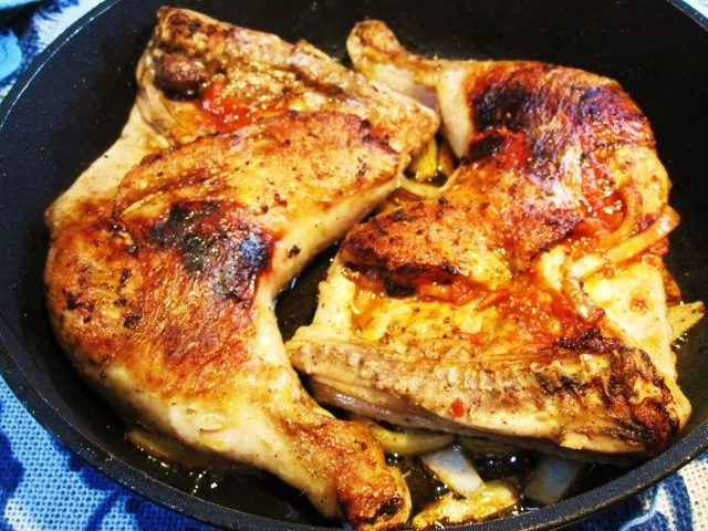 Hähnchenkeulen mit würzigem Innenleben - Rezept - Bild Nr. 6