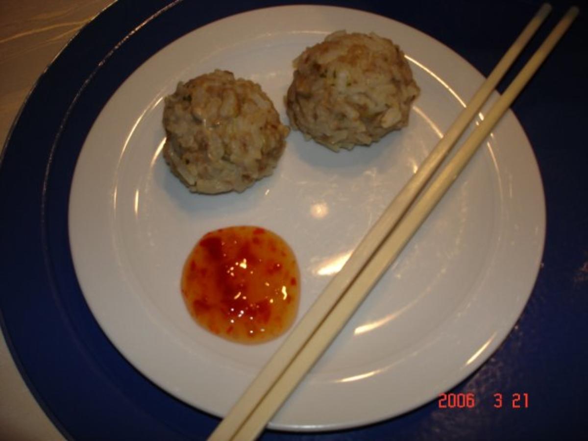 Gedämpfte Perlbällchen - Rezept