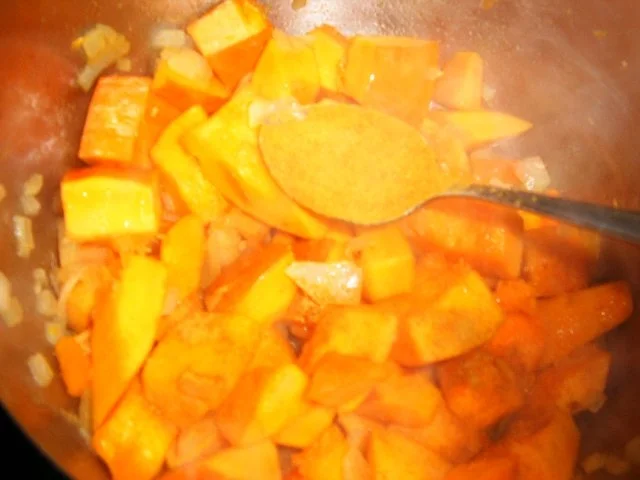 Kürbissuppe mit Fischfilet - Rezept - Bild Nr. 3