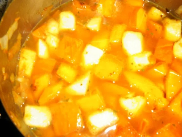 Kürbissuppe mit Fischfilet - Rezept - Bild Nr. 4