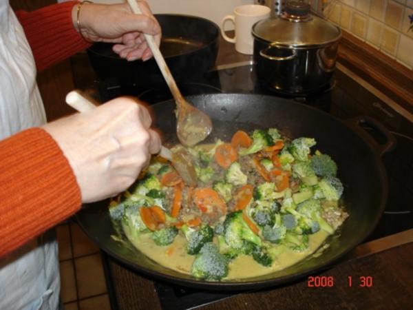 Curry Hackfleisch Wok - einfach - von MausVoh