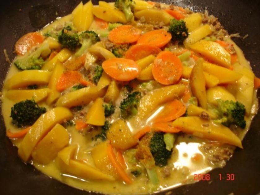 Curry Hackfleisch Wok - einfach - von MausVoh