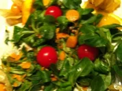 Fruchtiger Feldsalat.. mit Kokos-Dressing.. zum Steak.... - Rezept