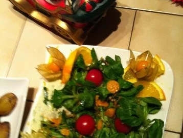 Fruchtiger Feldsalat.. mit Kokos-Dressing.. zum Steak.... - Rezept - Bild Nr. 4