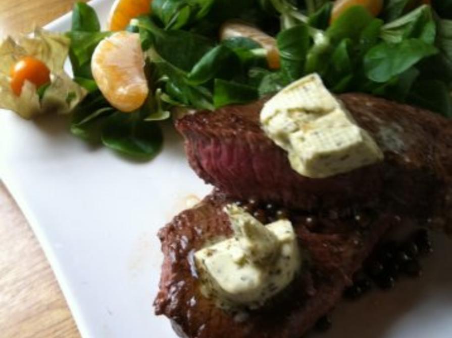 Fruchtiger Feldsalat.. mit Kokos-Dressing.. zum Steak.... - Rezept ...