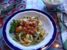 Champignon-Nudeln - Rezept