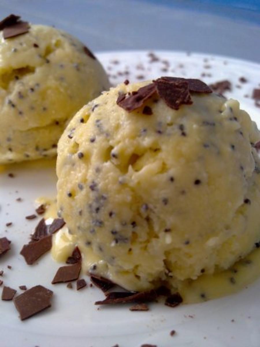 Mohn-"Butter"-Eis - Rezept