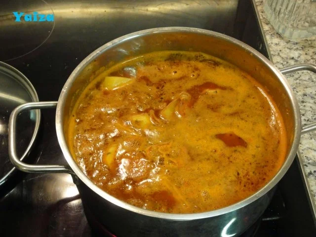 Kartoffelgulyas mit Debreziner - Rezept - Bild Nr. 6