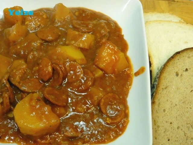 Kartoffelgulyas mit Debreziner - Rezept - Bild Nr. 7