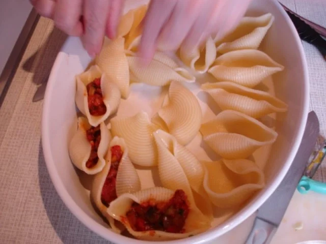 Rezept: Conchiglioni-Auflauf Bild Nr. 17 Conchiglioni-Auflauf - Rezept - Bild Nr. 17