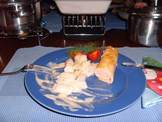 Rezept: Schinken-Pfannkuchen mit Spargeln Bild Nr. 6 Schinken-Pfannkuchen mit Spargeln - Rezept - Bild Nr. 6