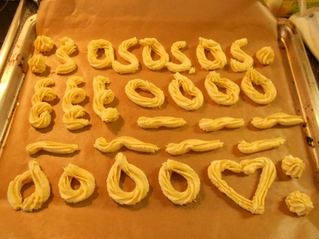 Rezept: Weihnachtsplätzchen -zartes Spritzgebäck mit Limette- Bild Nr. 11 Weihnachtsplätzchen -zartes Spritzgebäck mit Limette- - Rezept - Bild Nr. 11