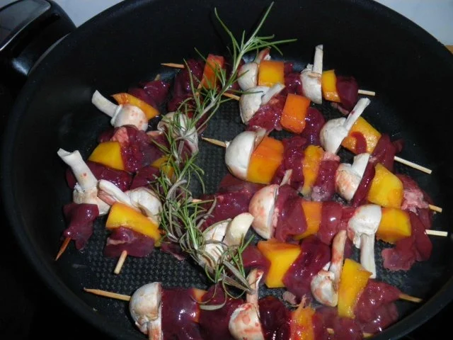 Hähnchenleberspiesse.... - Rezept - Bild Nr. 2