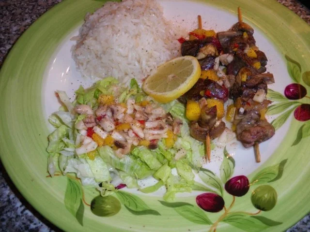 Hähnchenleberspiesse.... - Rezept - Bild Nr. 3