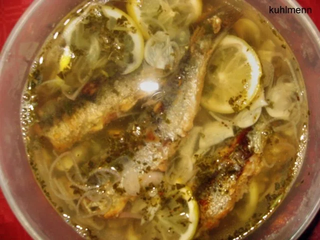 Sardinen gebraten und mariniert - Rezept