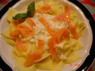 Farfalle mit Käsesauce - Rezept