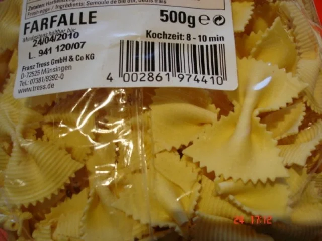 Rezept: Farfalle mit Käsesauce Bild Nr. 3 Farfalle mit Käsesauce - Rezept - Bild Nr. 3
