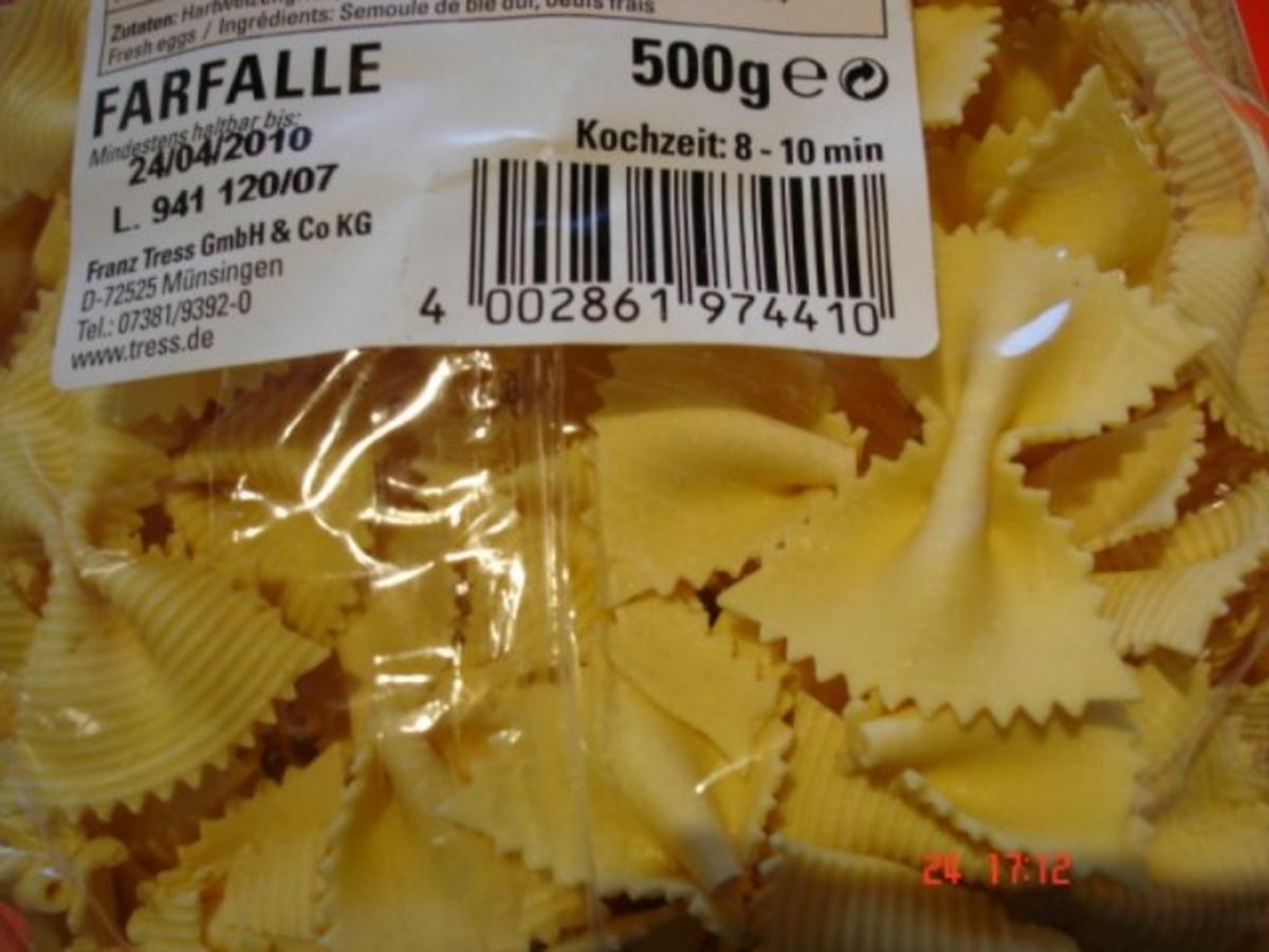 Farfalle mit Käsesauce - einfach - von MausVoh